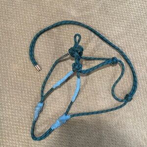 double diamond horse rope halter